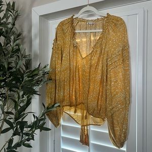 Free People body suit, Silky material